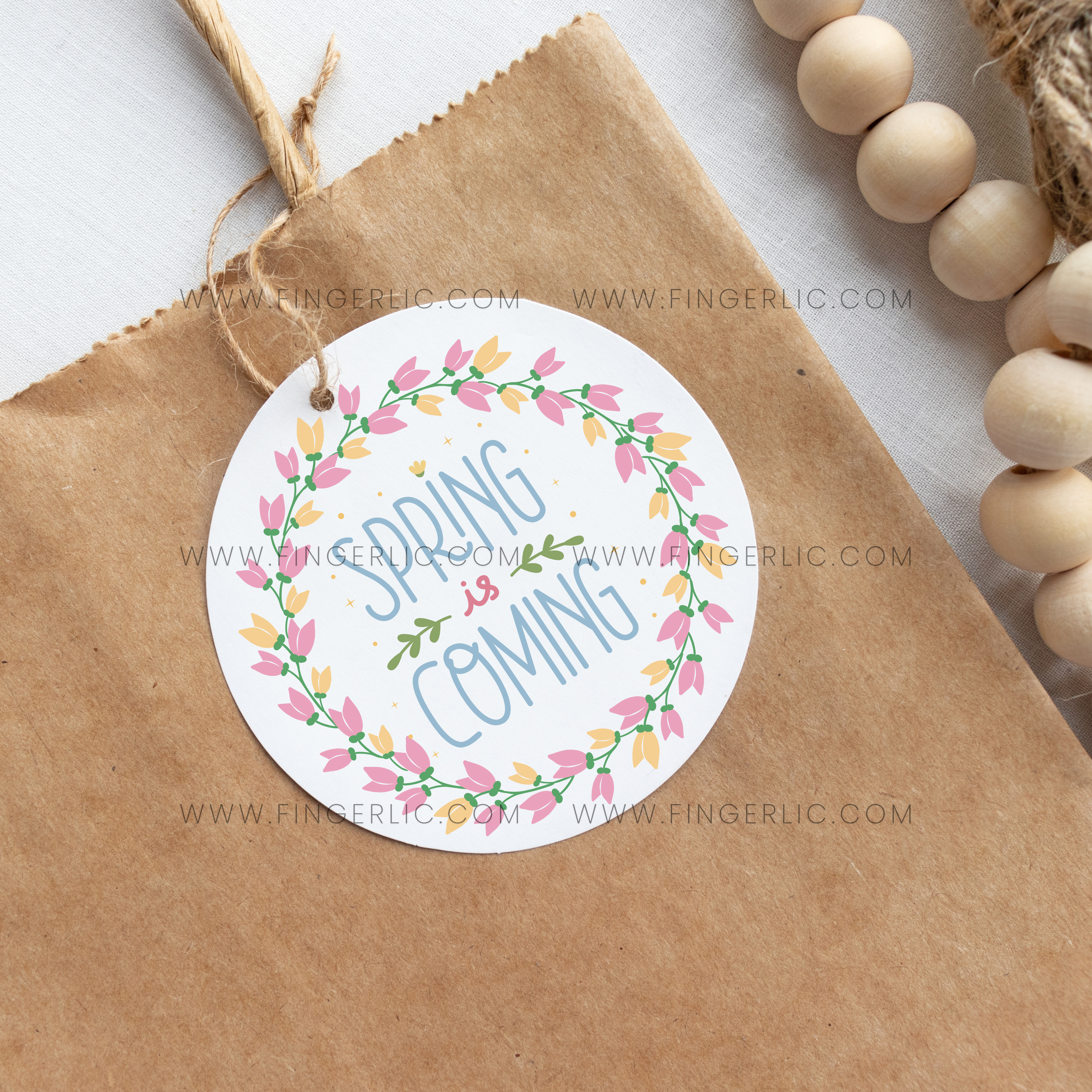 Fingerlic's Spring is Coming Tag