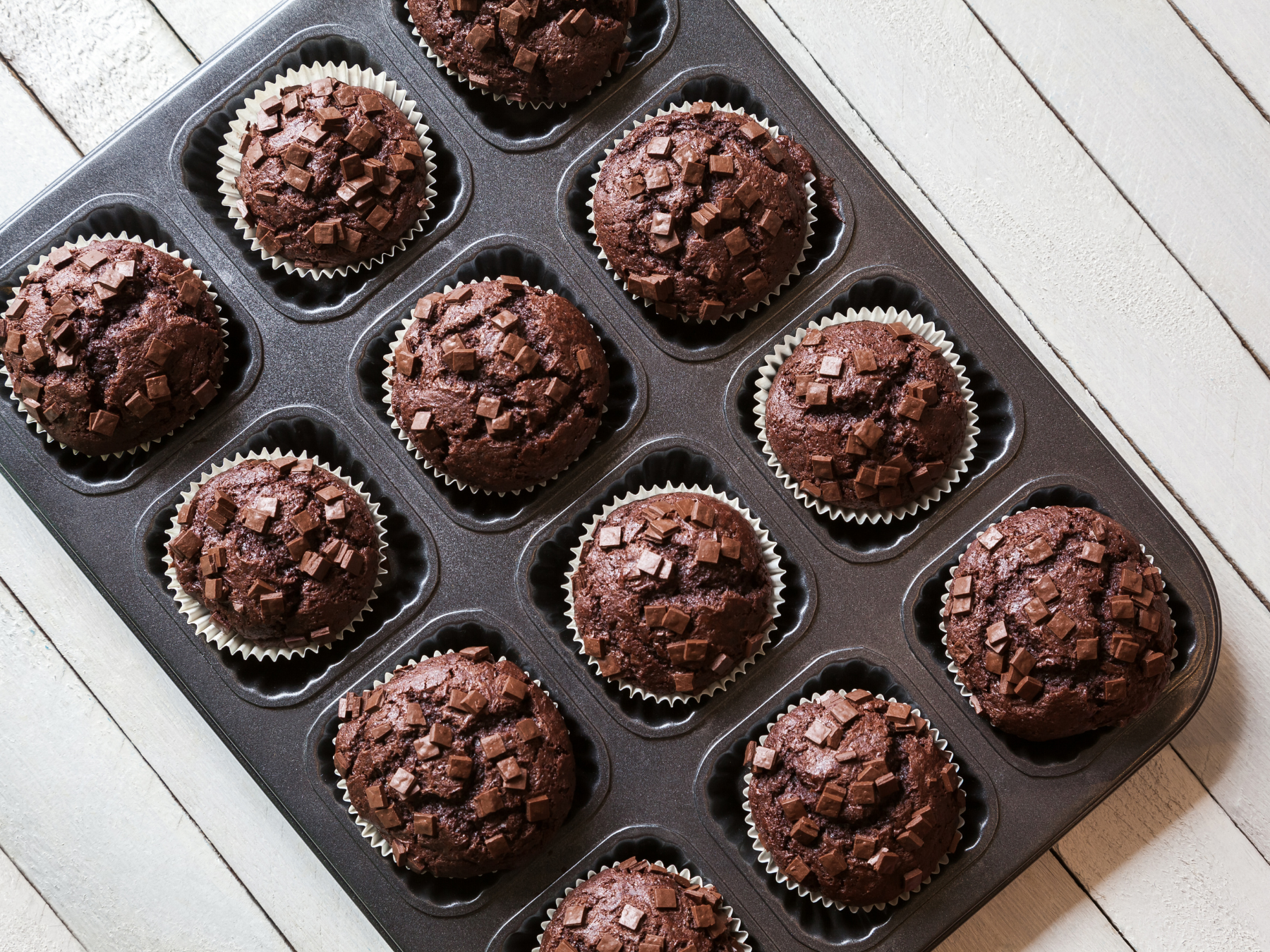 Fingerlic's Double Chocolate Muffins