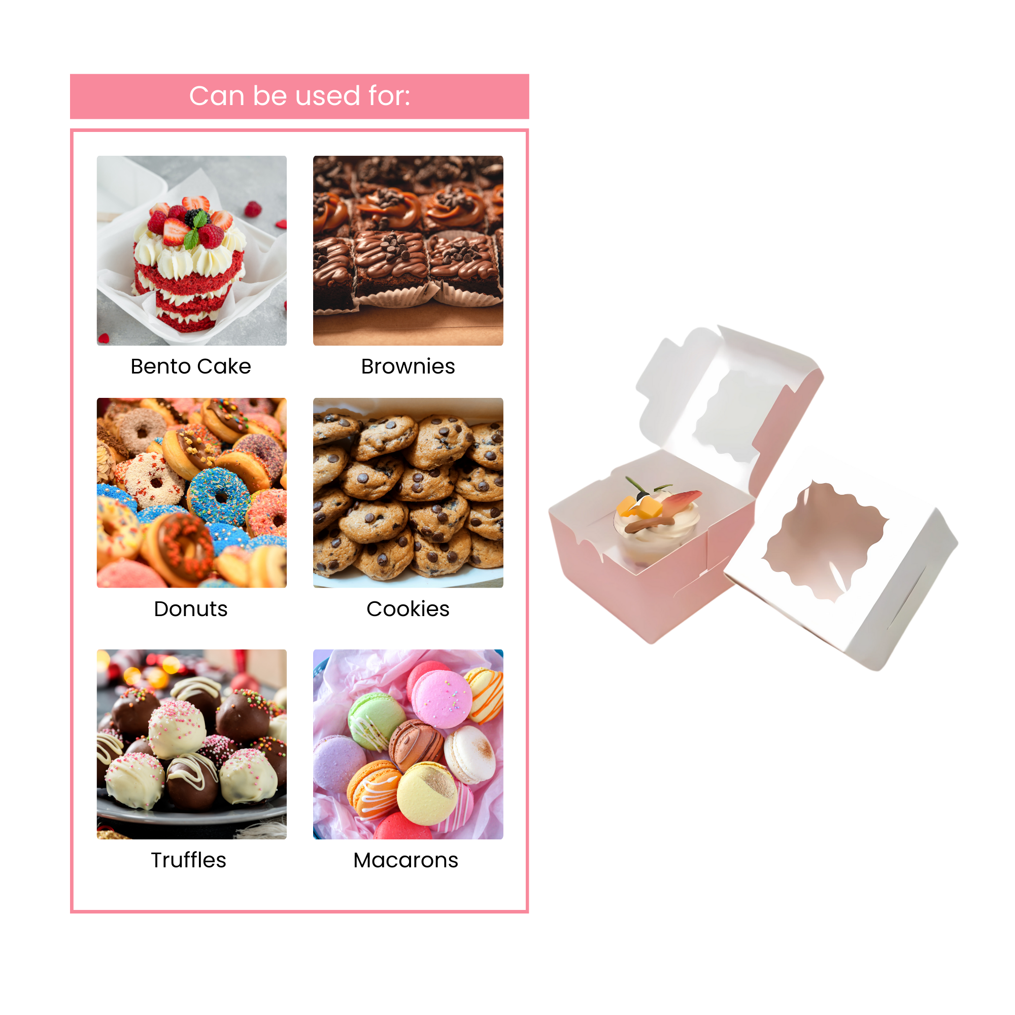 Fingerlic's Bento Cake Box - Pink