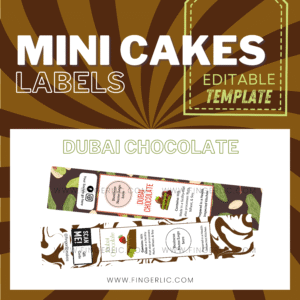Fingerlic's Mini Cakes - Dubai Chocolate