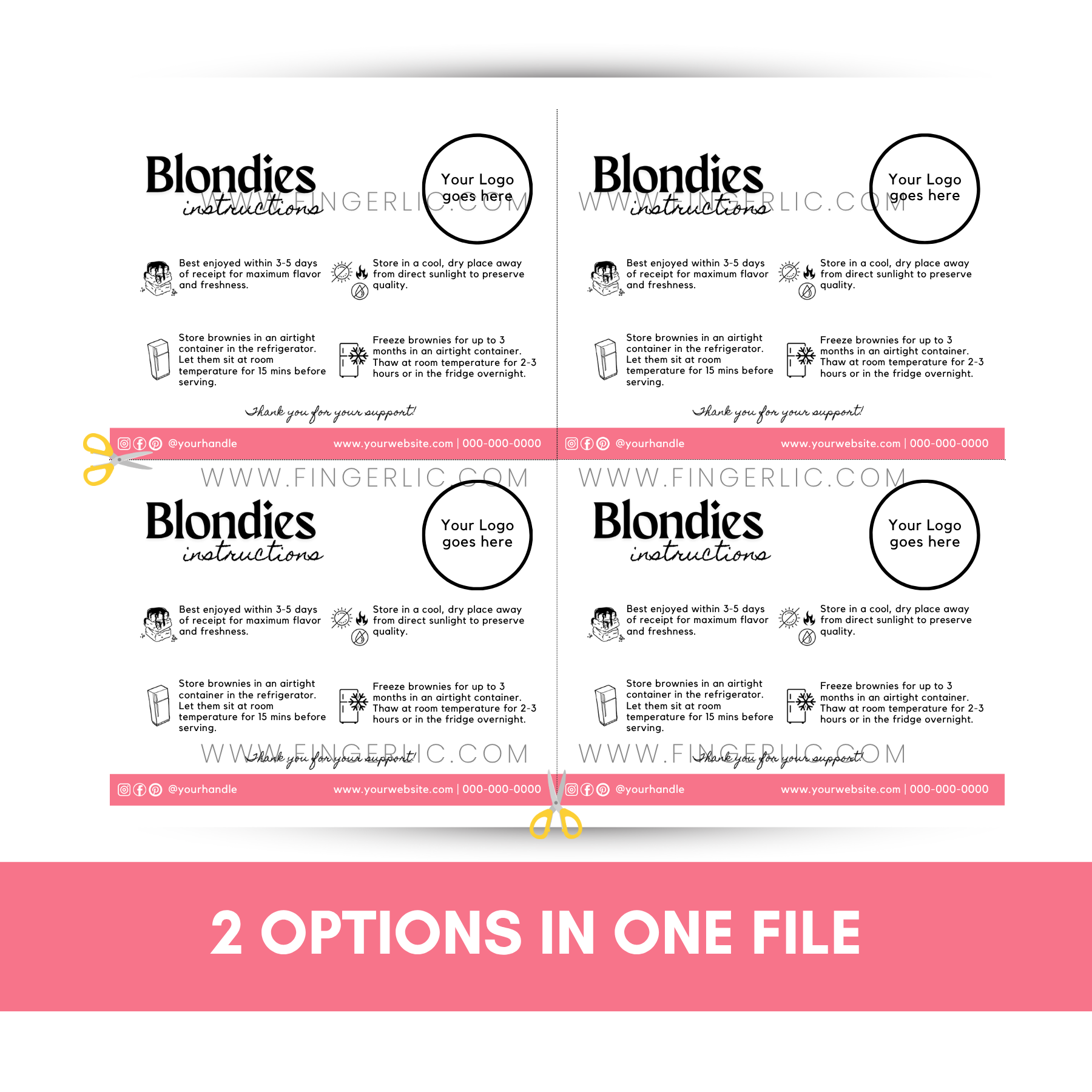 Fingerlic's Brownies and Blondies