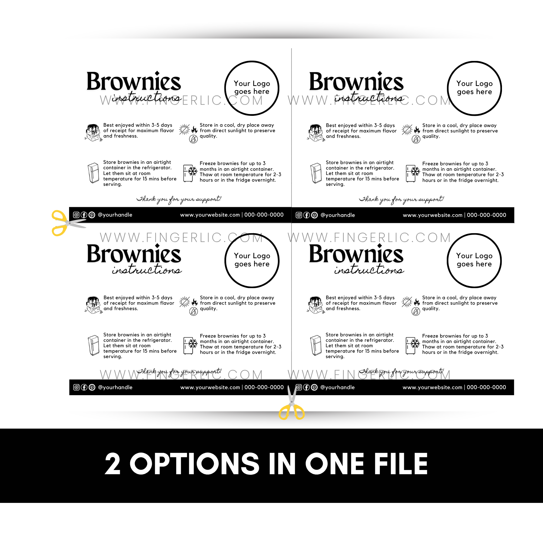 Fingerlic's Brownies and Blondies