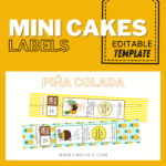 Fingerlic's Mini Cakes - Piña Colada