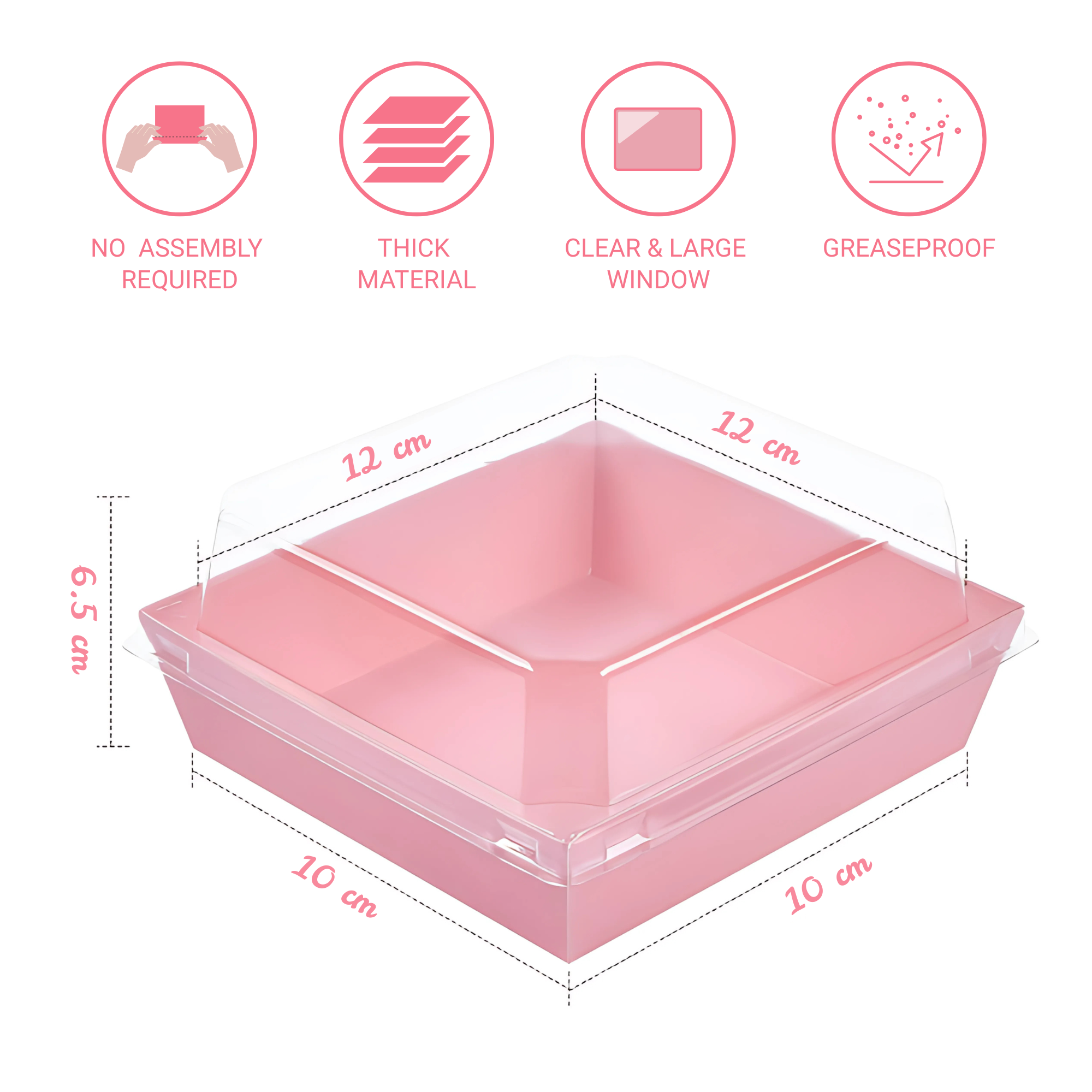 Fingerlic's Clear Lid Box Desc