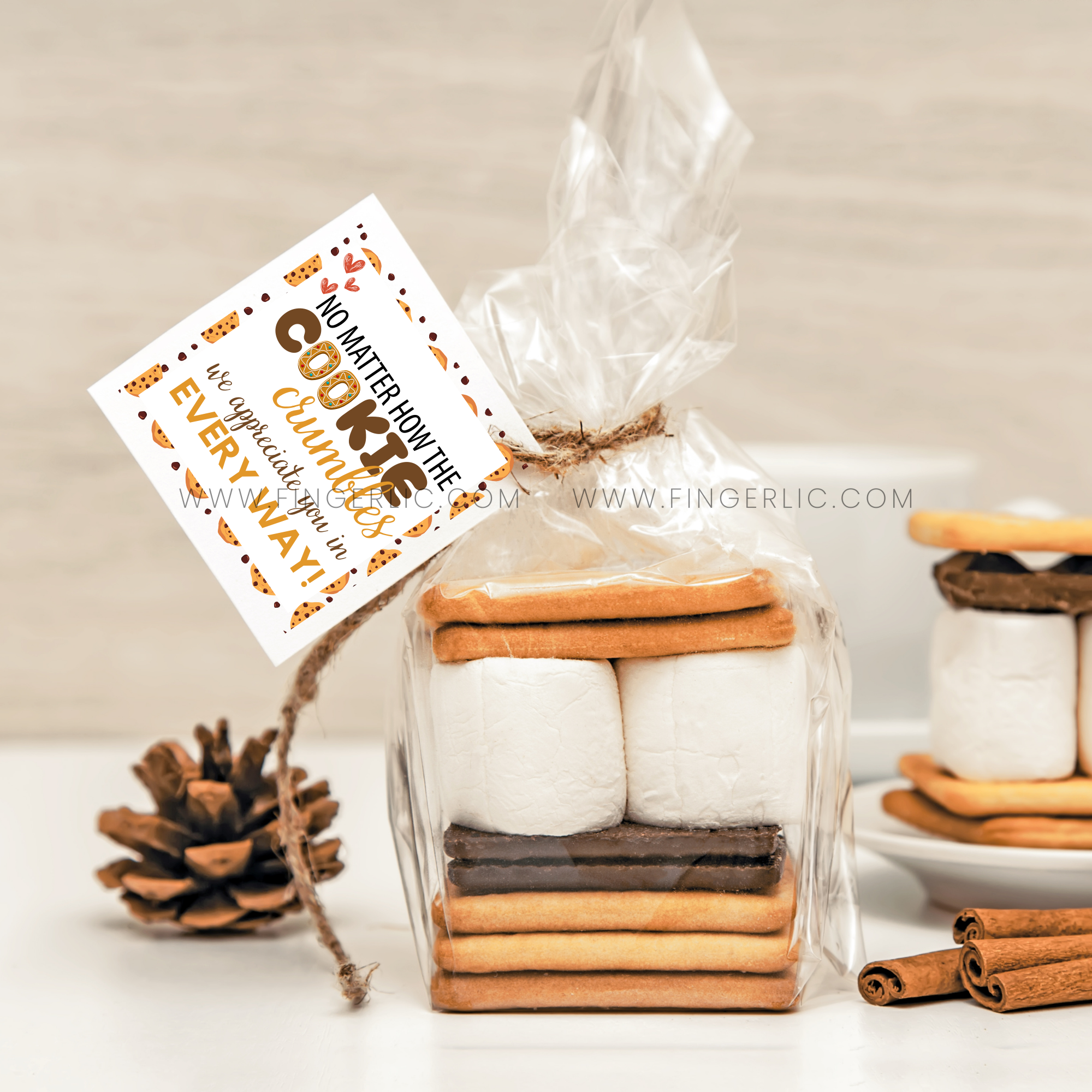 Fingerlic's Back 2 School - Cookie Crumble Stickers