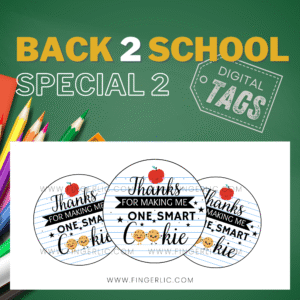 Fingerlic's Back to School Tags and Stickers 2