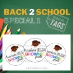 Fingerlic's Back to School Tags and Stickers 1