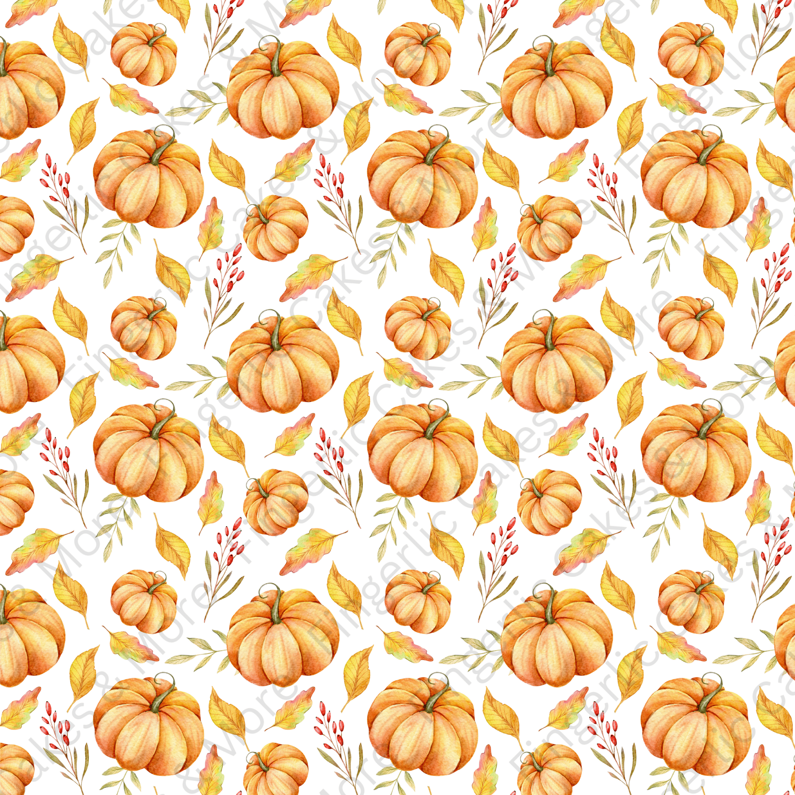 Fingerlic's Pumpkin Glow Greaseproof Paper