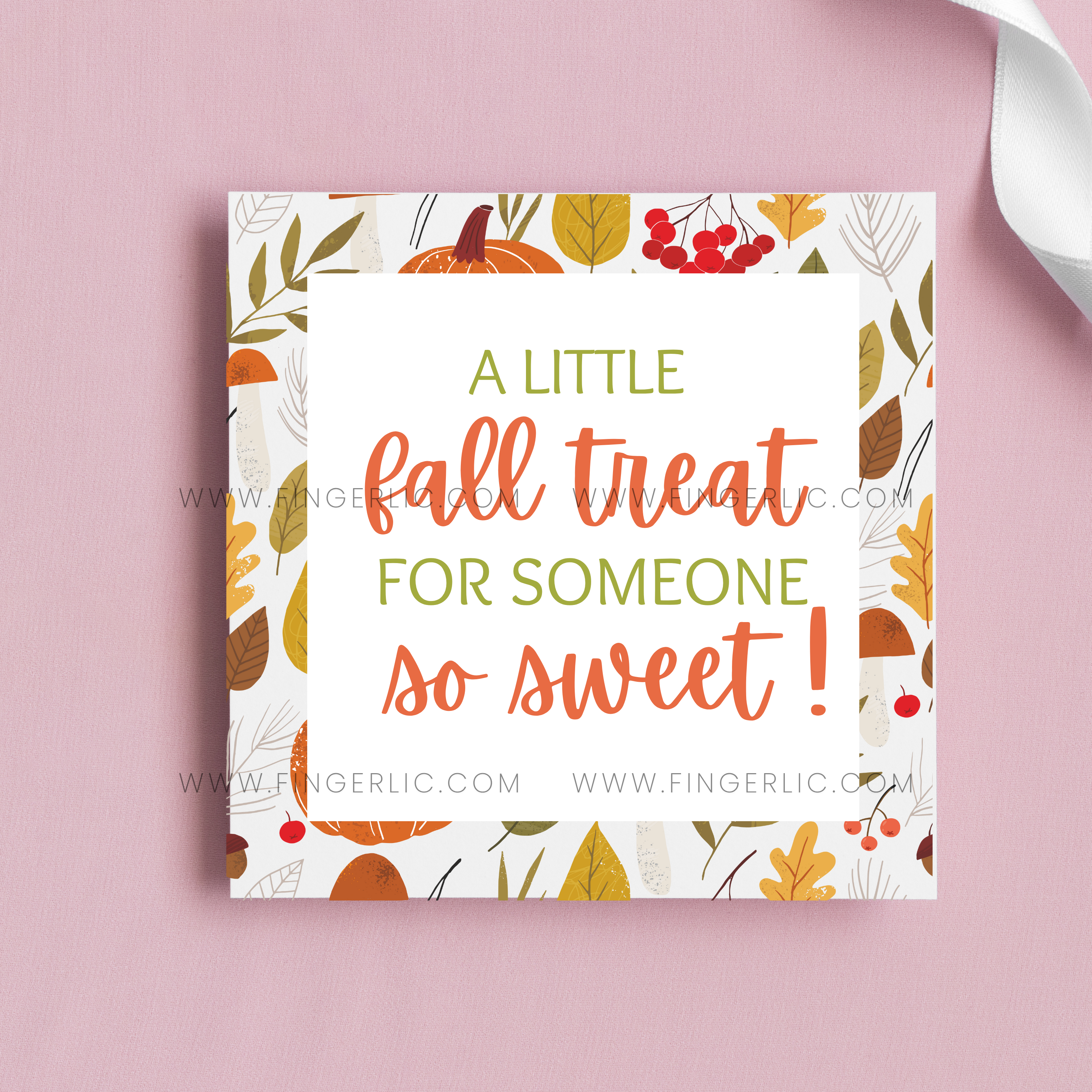 Fall - Treat Stickers