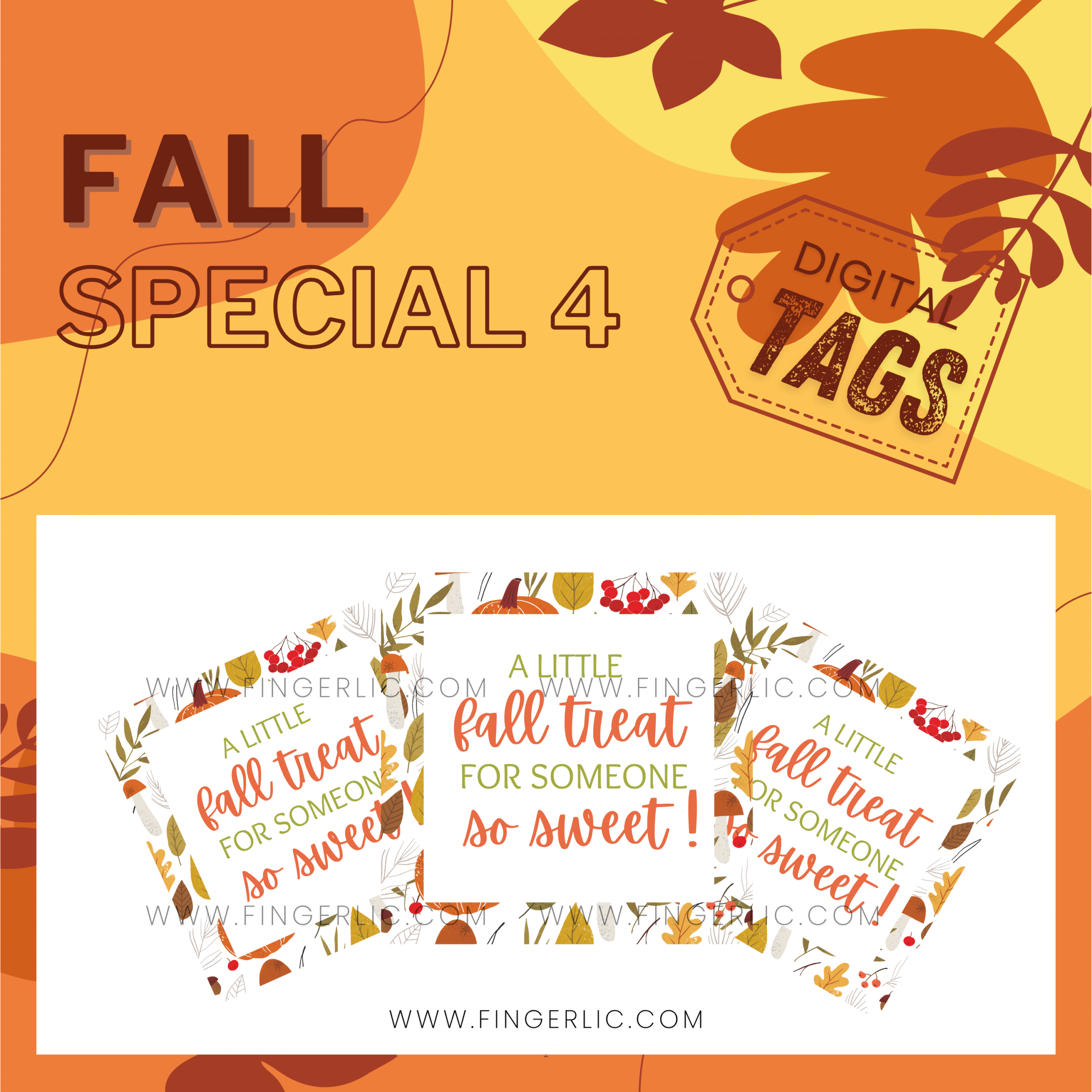 Fall - Treat Stickers